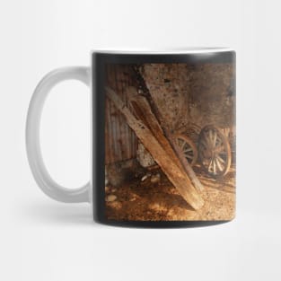 Old Wooden Cart Mug